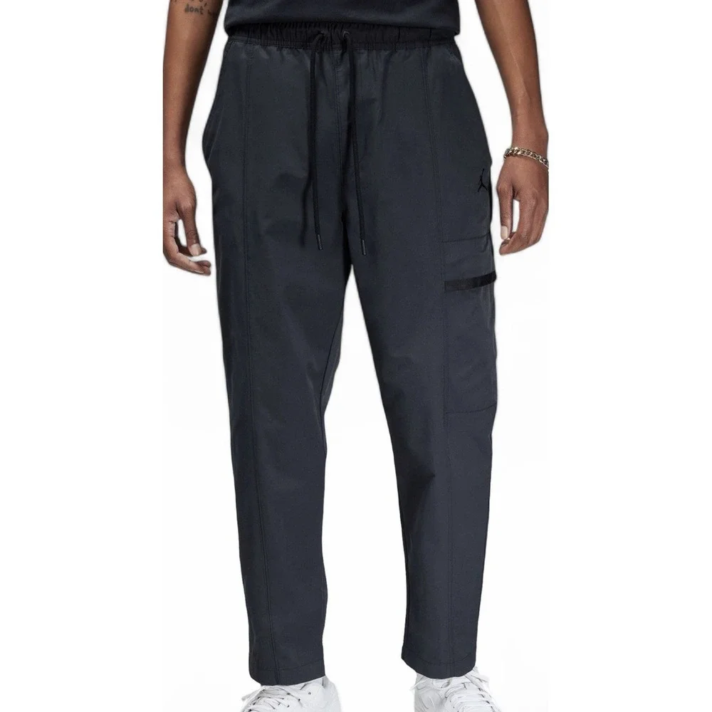 Size XL - Nike Men's Air Jordan Essentials Woven Pants Cargo BLK FN4539-010 NEW